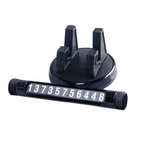 Car Parking Number Plate and Phone Holder