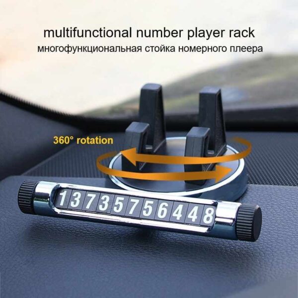 Best Parking Number Plate with Phone Holder