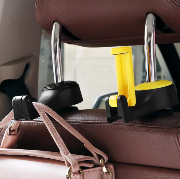 Car Seat Back Hook with Phone Holder